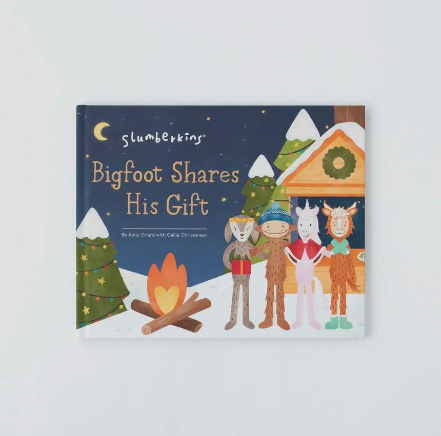 Slumberkins - Bigfoot Shares His Gift Hardcover Book - Princess and the Pea Boutique