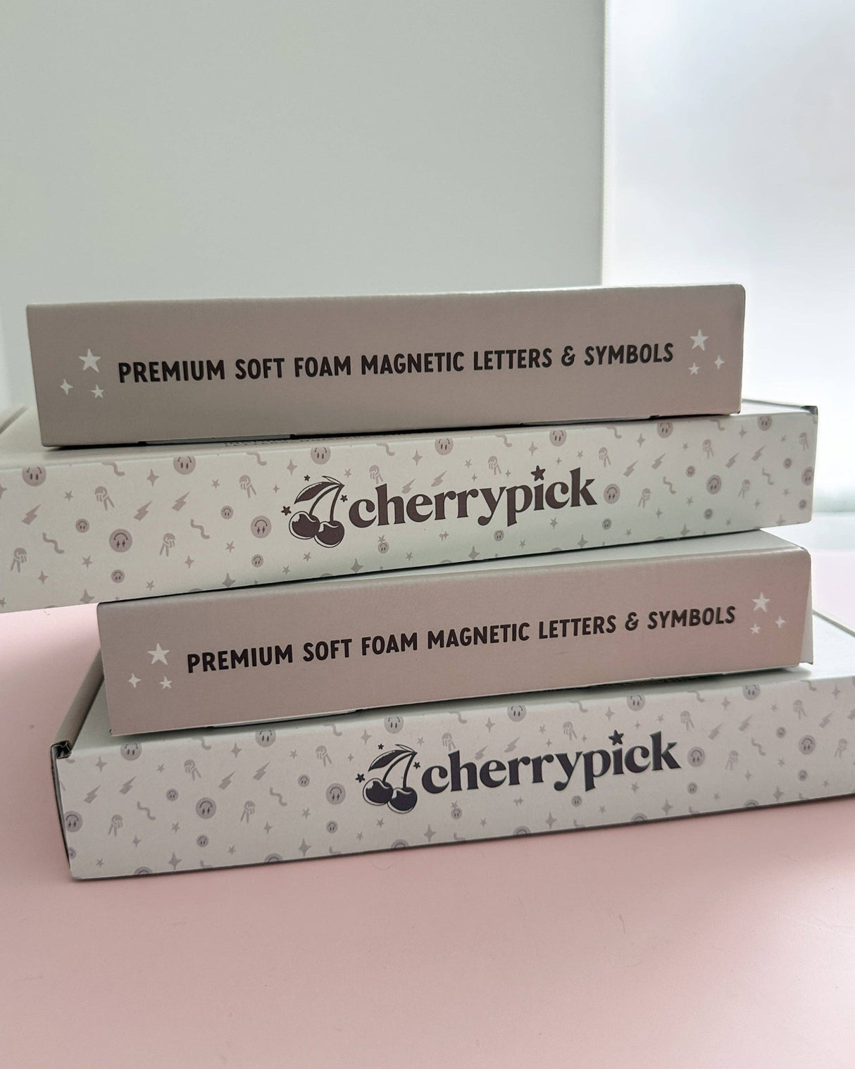 Soft Foam Magnetic Letters & Symbols 150pc Set: Milky White - Princess and the Pea Boutique