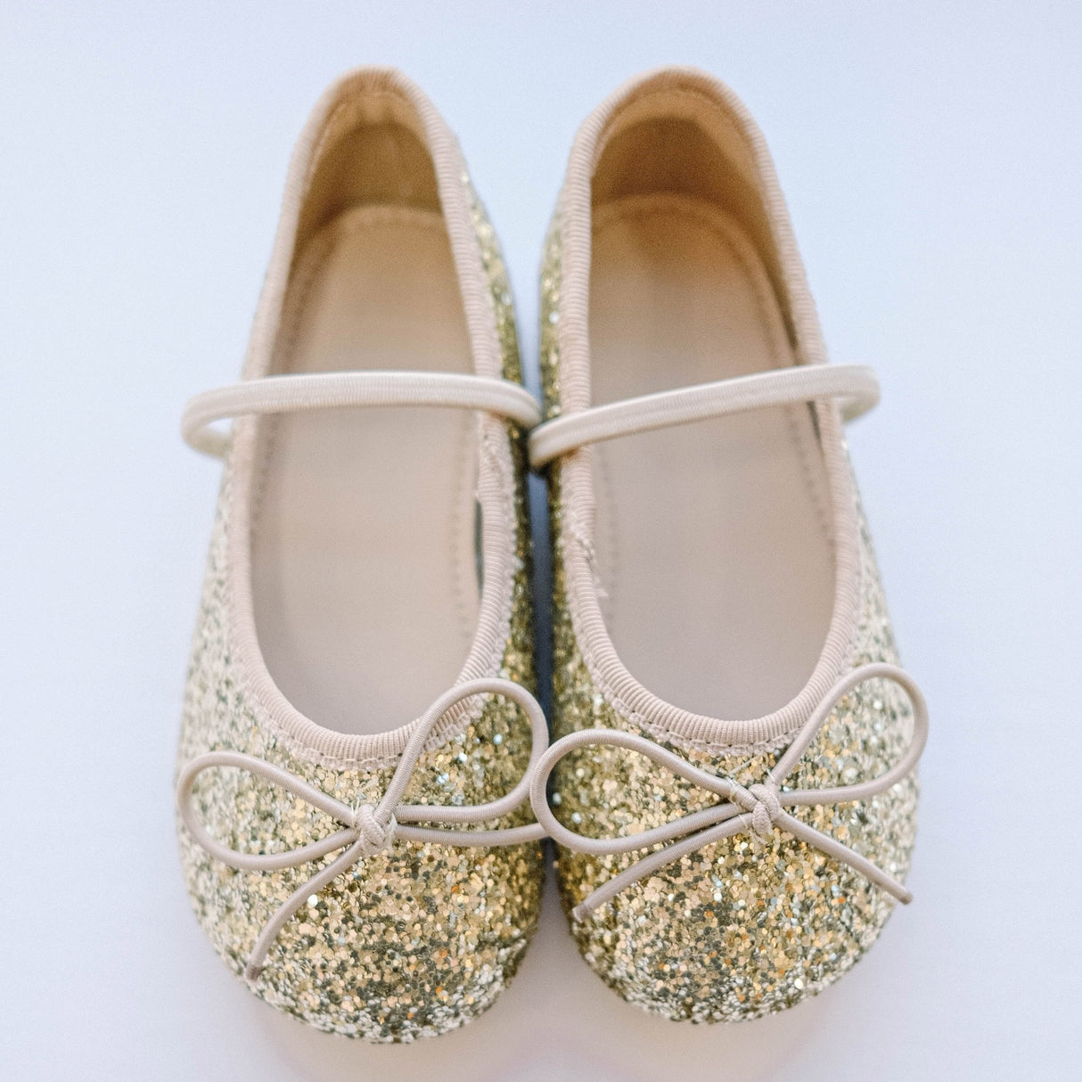 Sparkling Ballet Mary Jane - Gold - Princess and the Pea Boutique
