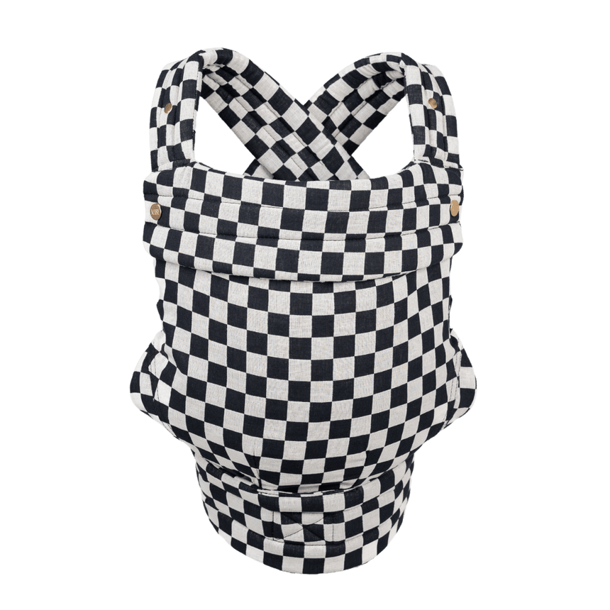 The Monarch Carrier - Ebony Check - Princess and the Pea Boutique