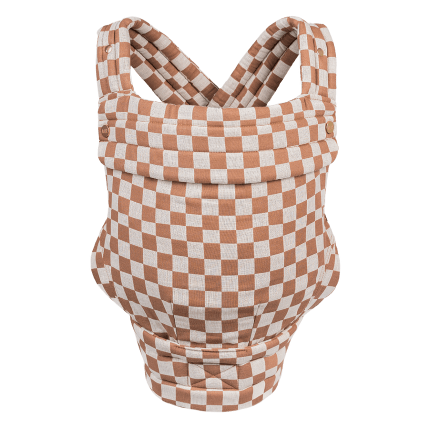 The Monarch Carrier - Mocha Check - Princess and the Pea Boutique