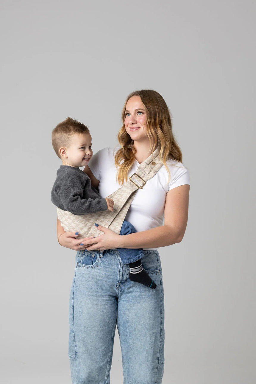 The Monarch Toddler Sling - Houndstooth - Princess and the Pea Boutique
