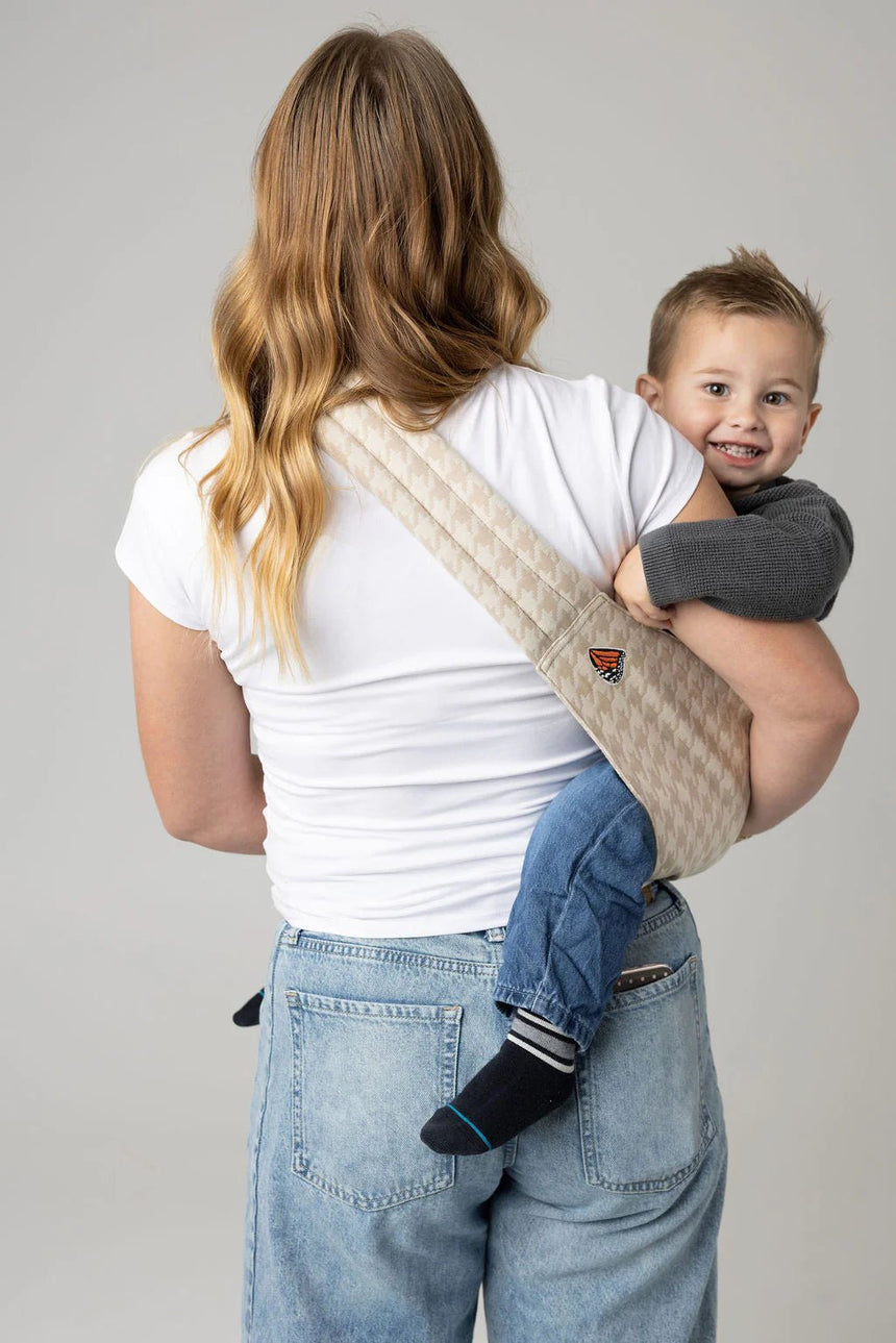 The Monarch Toddler Sling - Houndstooth - Princess and the Pea Boutique