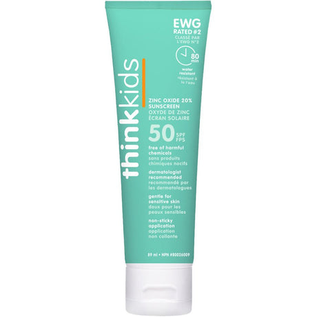 THINK Kid Mineral Based Sunscreen SPF 50+ 89ml - Princess and the Pea Boutique
