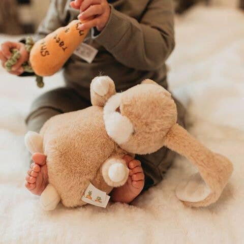 Tiny Nibble 8" Bunny - Almond Joy - Princess and the Pea Boutique