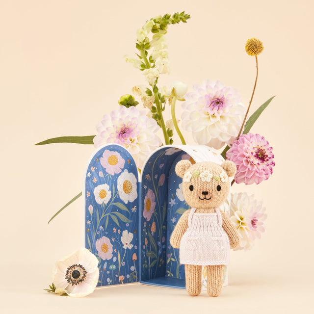 Tiny Olivia the honey bear - Princess and the Pea Boutique