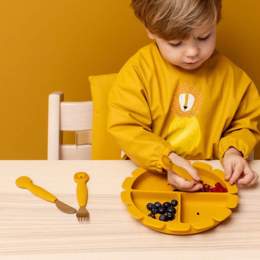 Trixie Silicone divided suction plate - Mr. Lion - Princess and the Pea Boutique