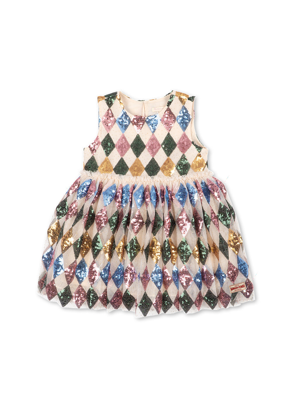 Konges Slojd Yvonne Harlekin Dress -Harlekin Sequin