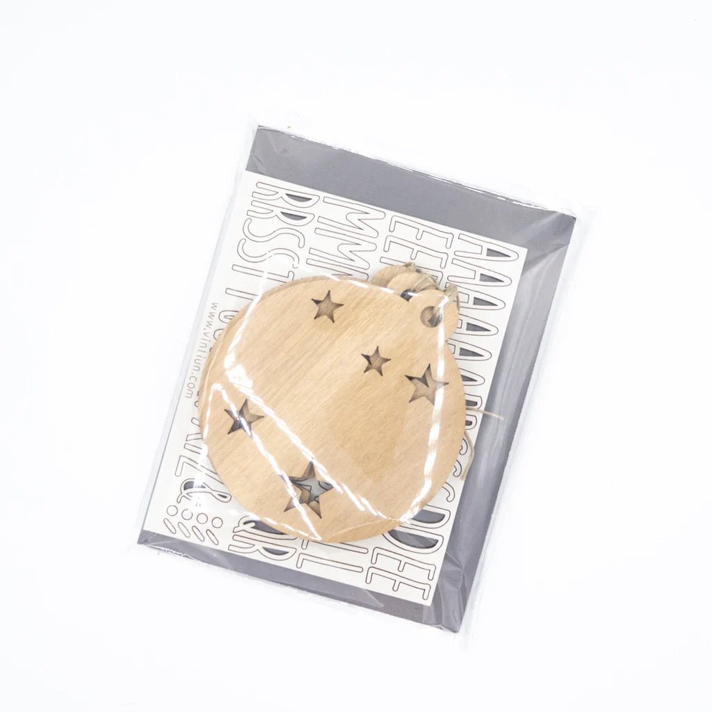 Vintiun Custom Ball 9 cm in White Color + Lettering Kit - Princess and the Pea Boutique