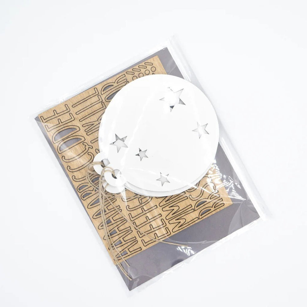 Vintiun Custom Ball 9 cm in White Color + Lettering Kit - Princess and the Pea Boutique