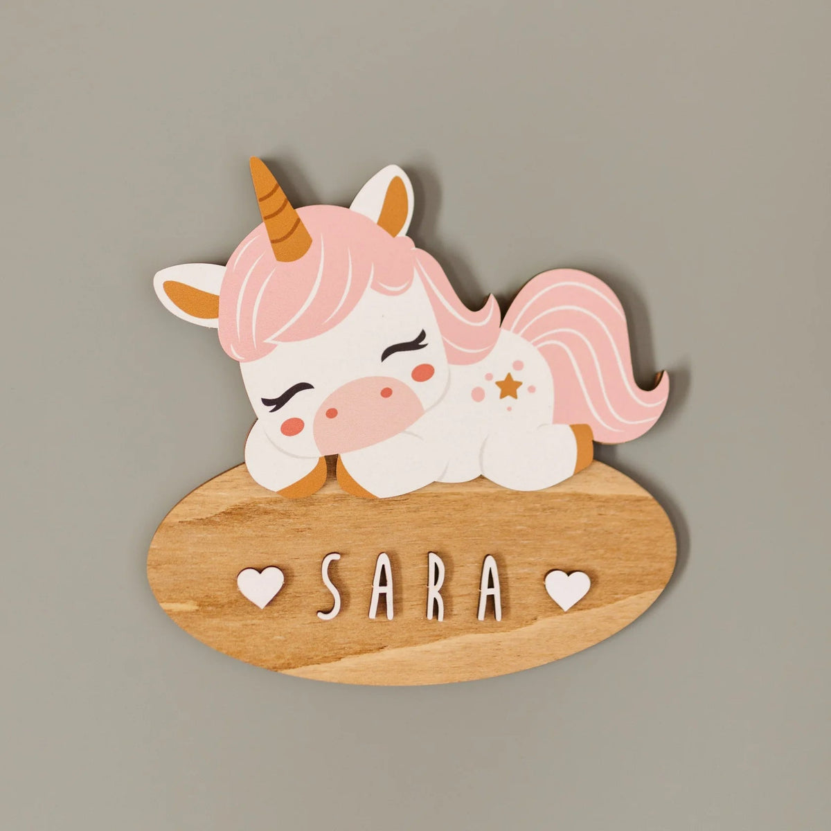 Vintiun Personalized Decorative Plate - Unicorn - Princess and the Pea Boutique