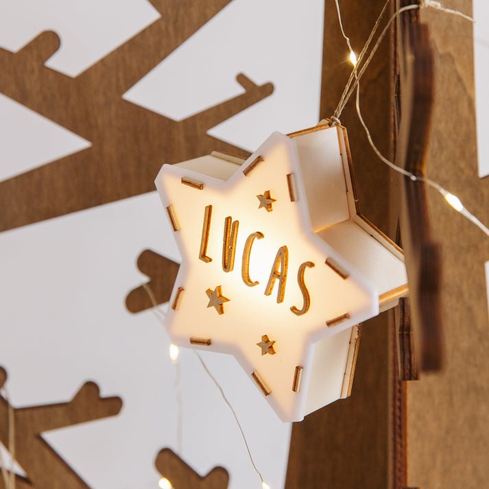 Vintiun Personalized Mini Star Lamp + Lettering Kit - Princess and the Pea Boutique