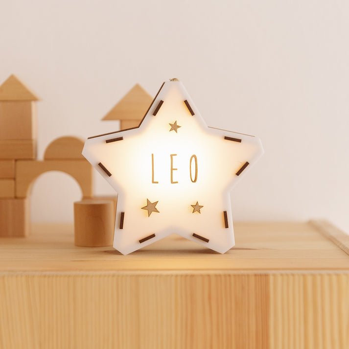 Vintiun Personalized Mini Star Lamp + Lettering Kit - Princess and the Pea Boutique