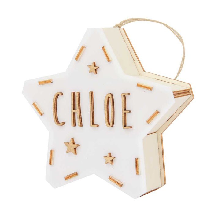 Vintiun Personalized Mini Star Lamp + Lettering Kit - Princess and the Pea Boutique