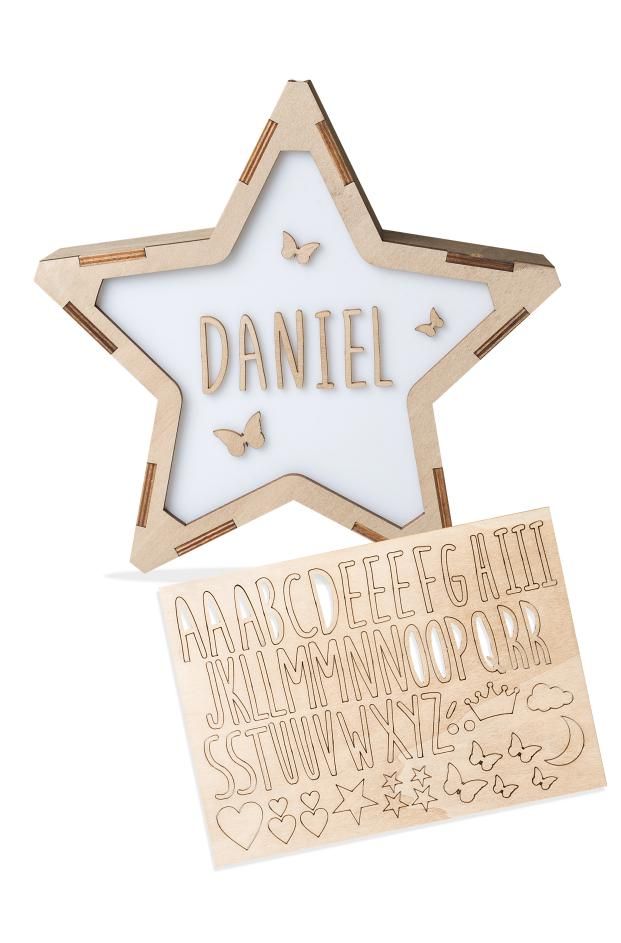 Vintiun Personalized Star Lamp + Lettering Kit - Princess and the Pea Boutique