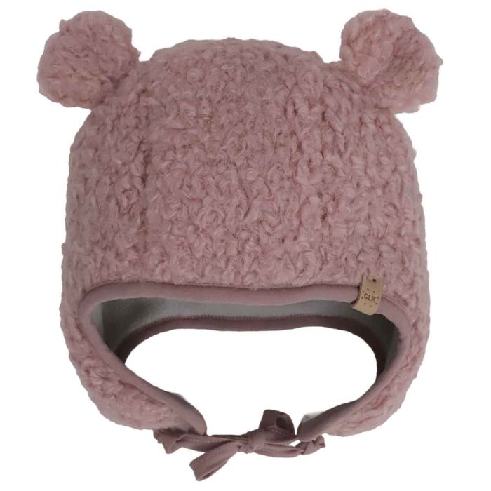 Calikids Bear Hat - Misty Rose