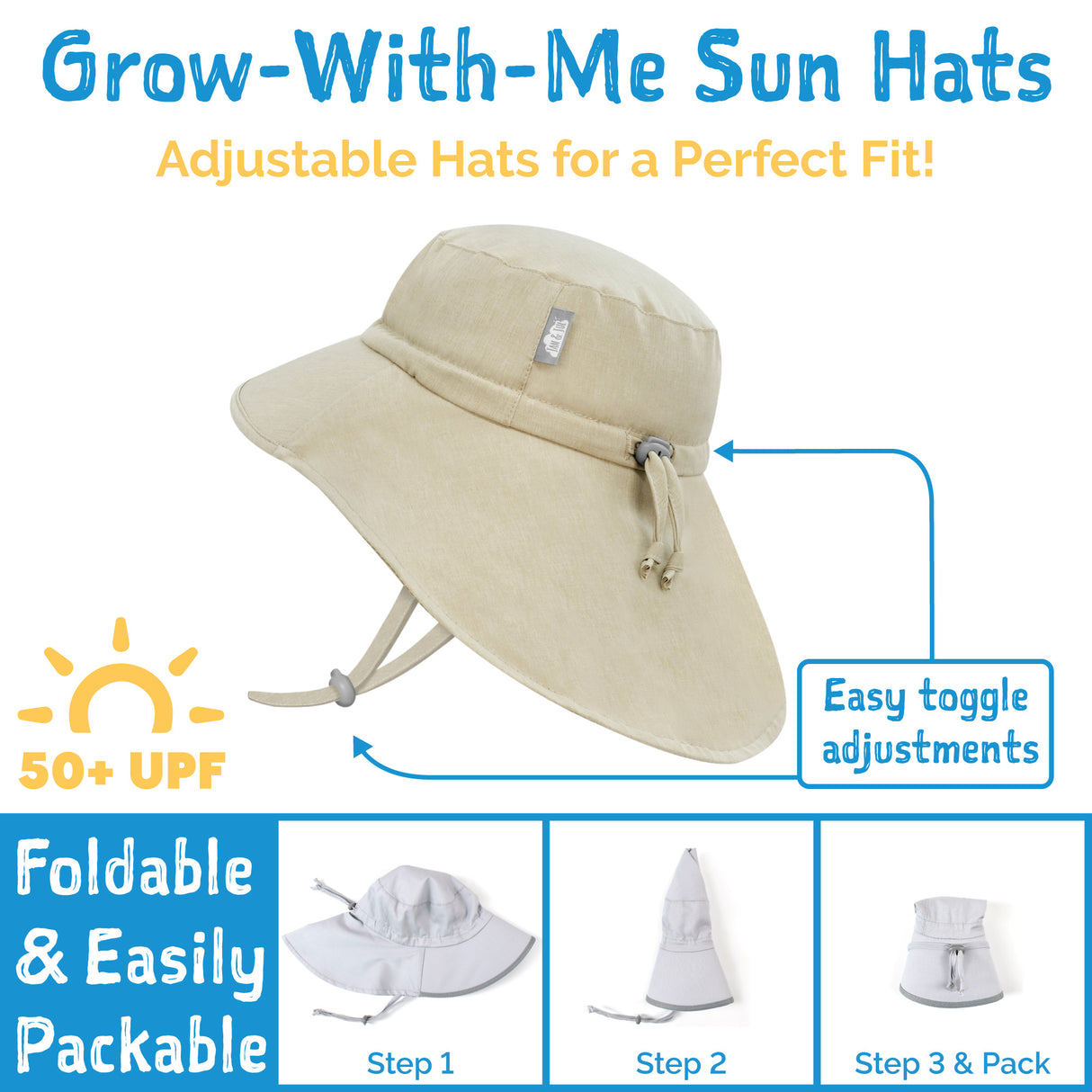 Jan N Jul Kids Water Repellent Xplorer Hats - Bunny Flowers