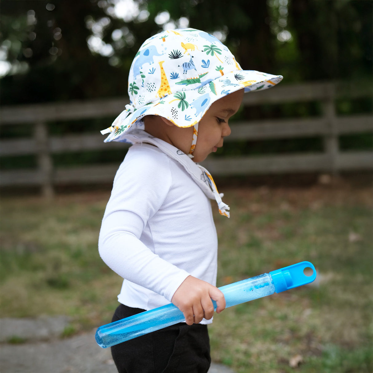 Jan N Jul Kids Cotton Floppy Hats - Safari