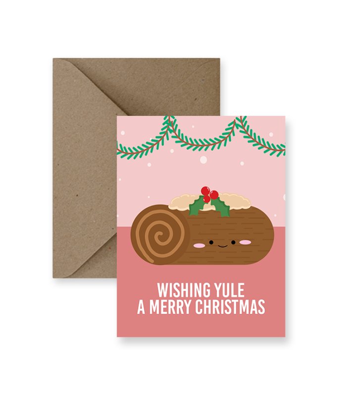 Wishing Yule Greeting Card - Princess and the Pea Boutique