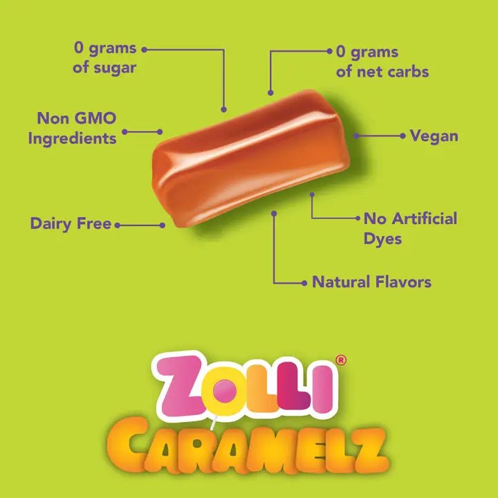 Zollipops Caramelz Zero Sugar Chocolate Mashups - Halloween - Princess and the Pea Boutique