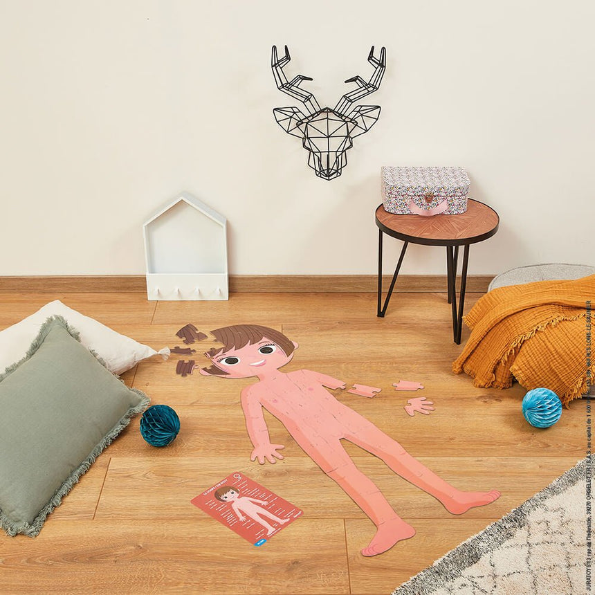 4 in 1 Educational Puzzle - Human Body - Princess and the Pea