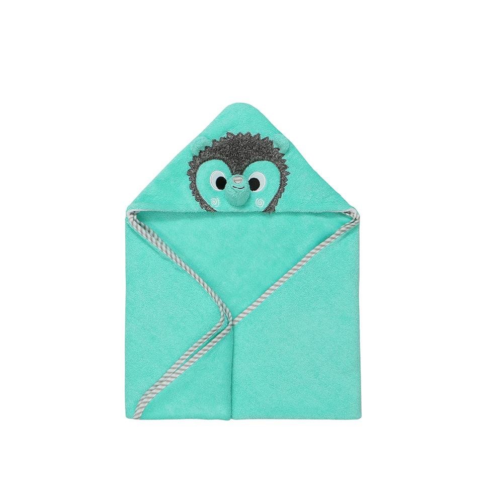 Baby Snow Terry Hooded Bath Towel - Harriet The Hedgehog - Princess and the Pea