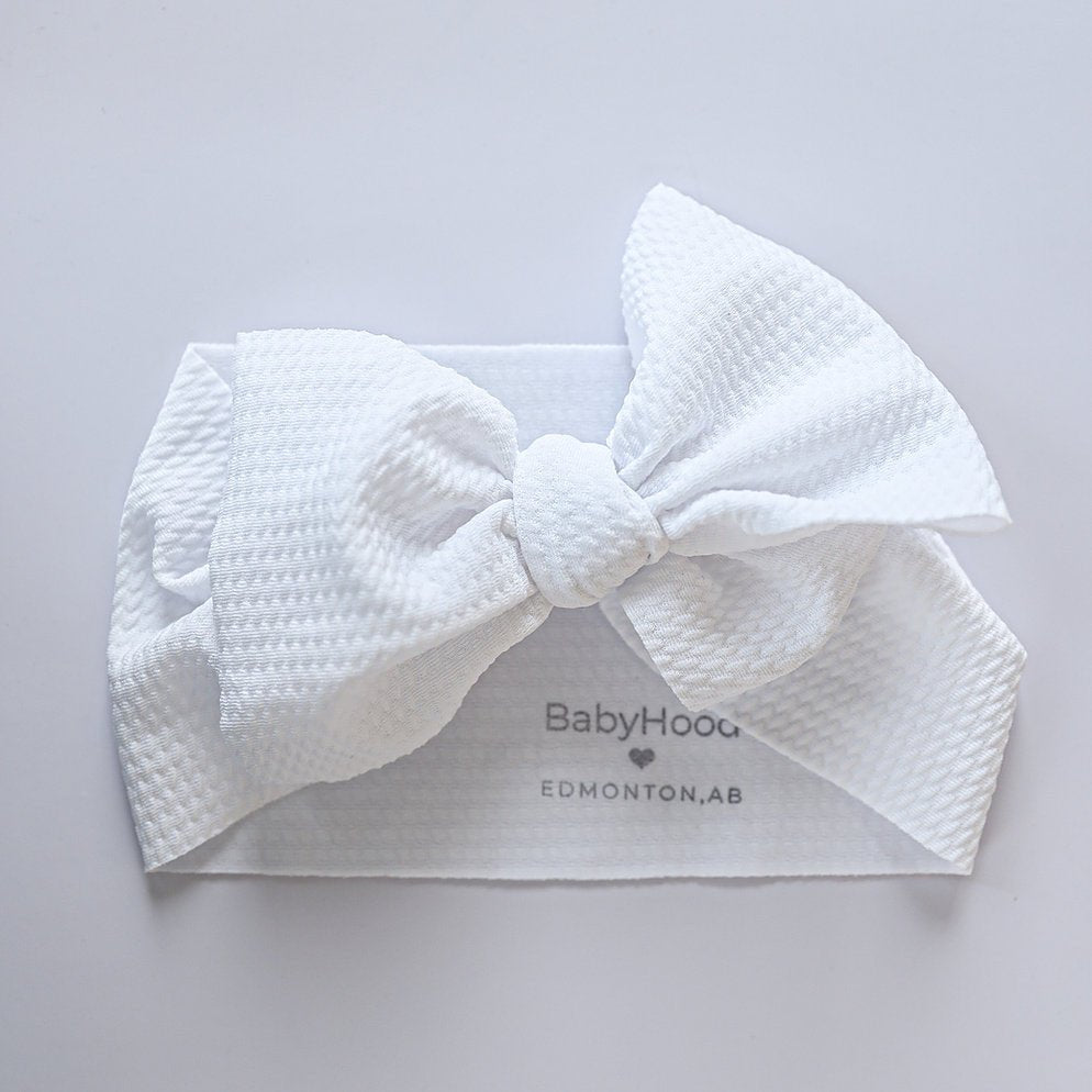 Big Bow Headband - Solid Colours - Princess and the Pea