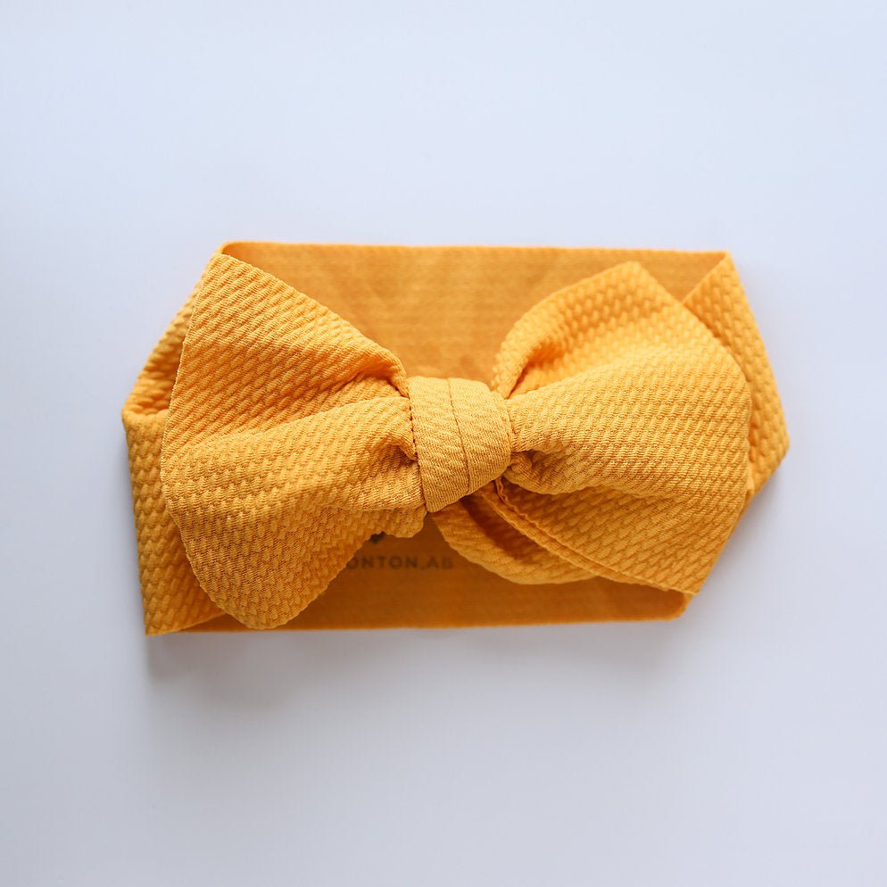 Big Bow Headband - Solid Colours - Princess and the Pea