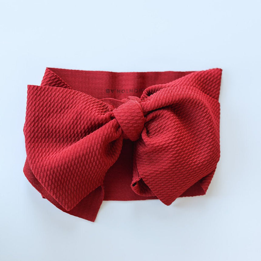 Big Bow Headband - Solid Colours - Princess and the Pea