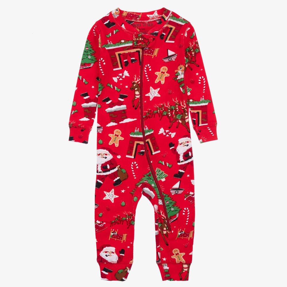 Books to bed - Red Twas The Night Before Christmas Baby Coverall - Princess and the Pea