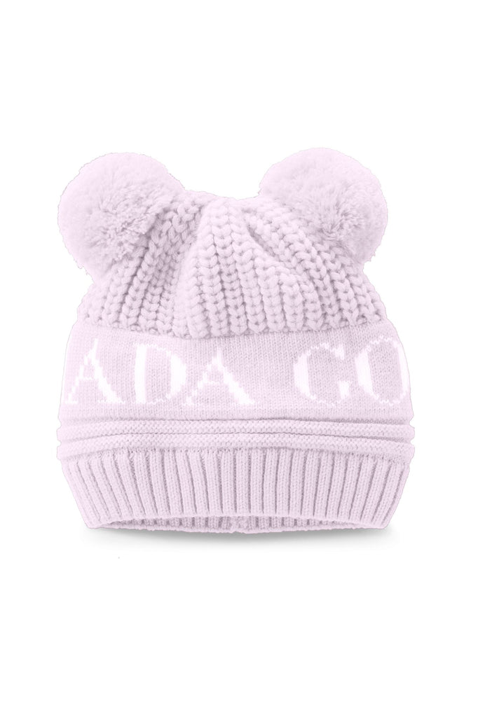 Canada Goose Baby Double Pom Hat - Soft Pink - Princess and the Pea