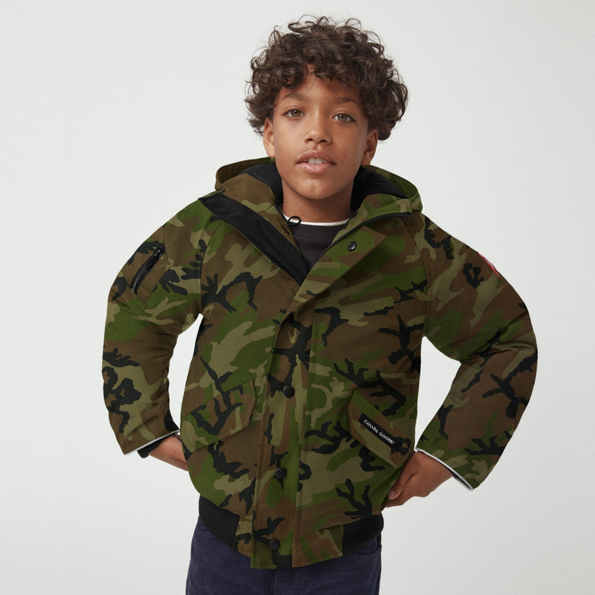 Canada Goose Youth Rundle Bomber Non Fur - Classic Camo – Princess 