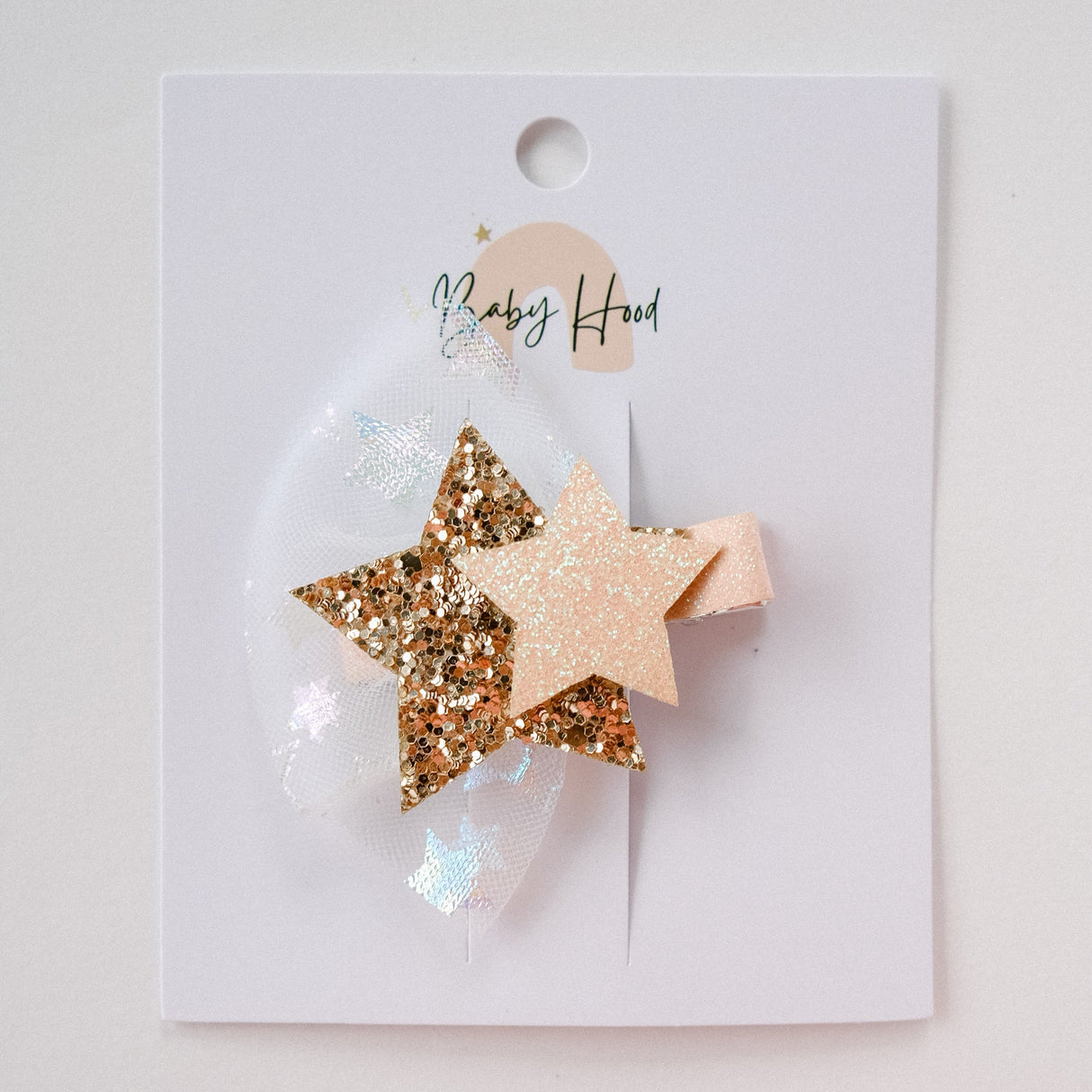 Daisy Twinkle Stars Tulle Hair Clip - Princess and the Pea