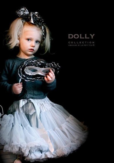 DOLLY BY LE PETIT TOM ® GRACE KELLY PETTISKIRT SILVERGREY - Princess and the Pea