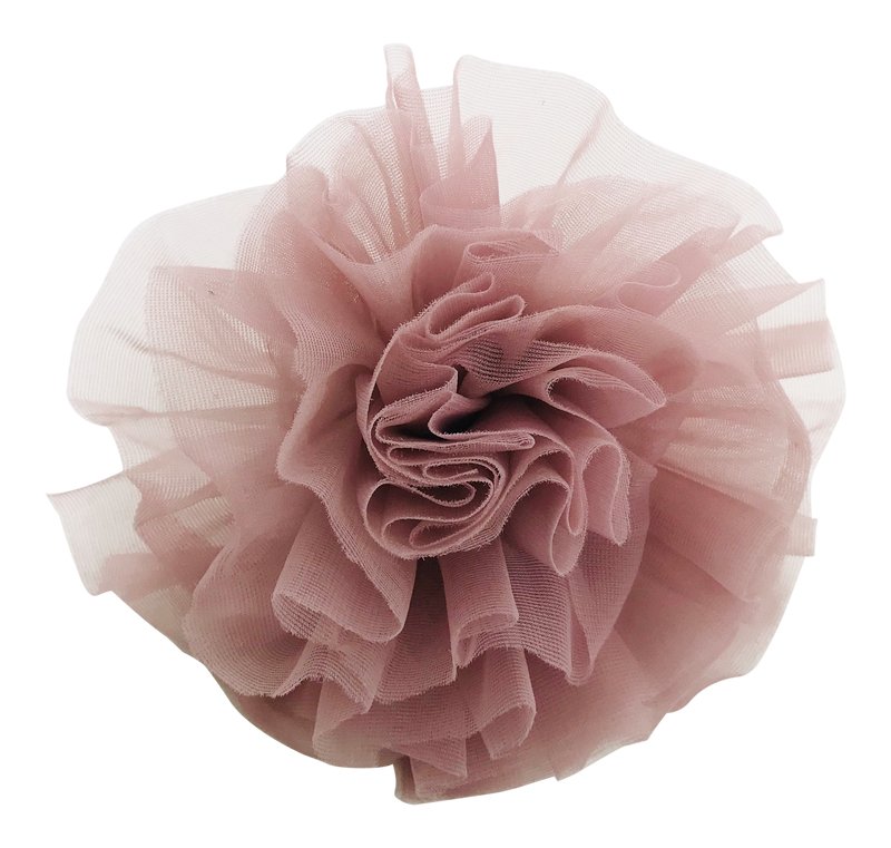 DOLLY by Le Petit Tom ® HAIR ROSETTE/ BROACH - Mauve - Princess and the Pea
