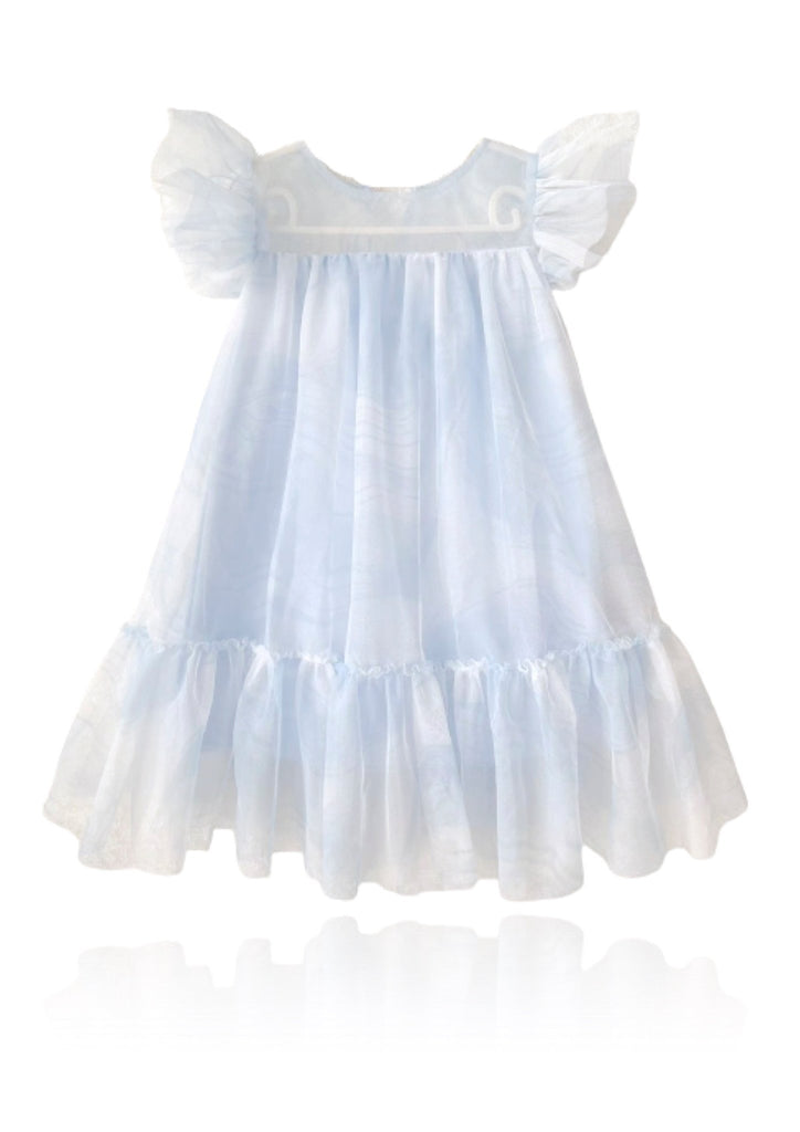 DOLLY® DREAMY HEAD IN THE CLOUDS DRESS blue clouds - Princess and the Pea