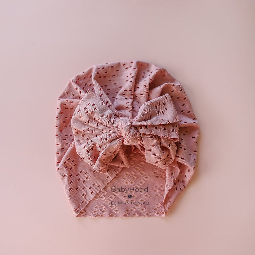 Eyelet Baby Turban - Princess and the Pea