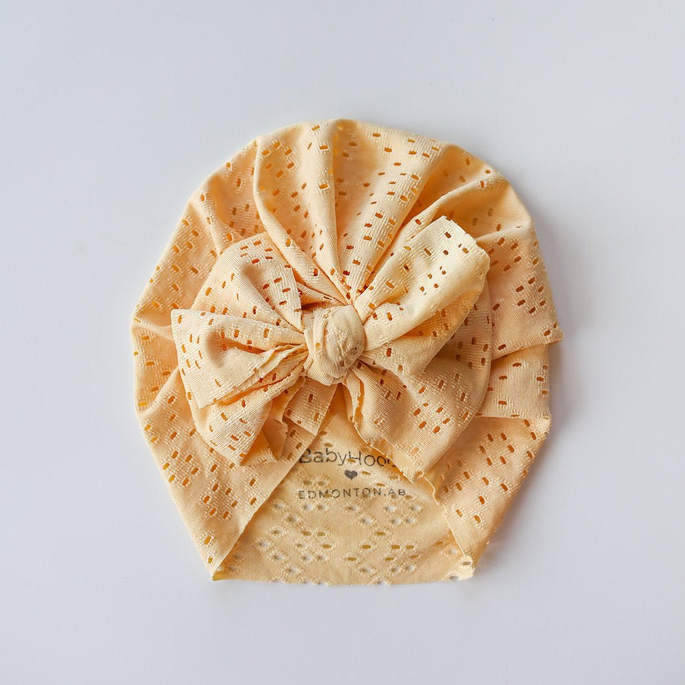 Eyelet Baby Turban - Princess and the Pea