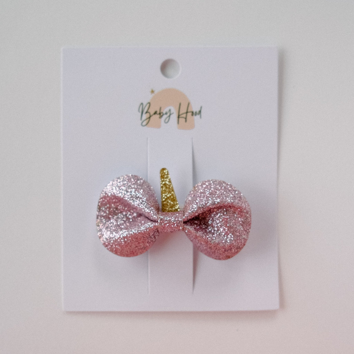 Freya Magic Sparkle Unicorn Bow Hair Clip - Princess and the Pea
