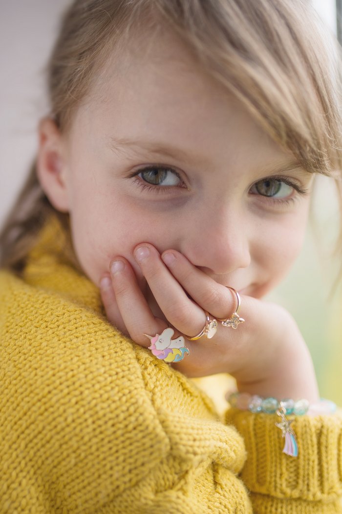 Great Pretenders - Boutique Butterfly & Unicorn Ring - Princess and the Pea