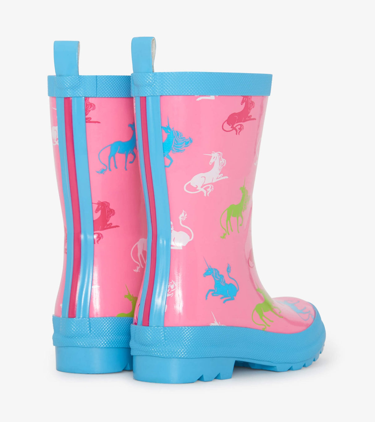 Hatley Mystical Unicorn Shiny Rain Boots - Princess and the Pea