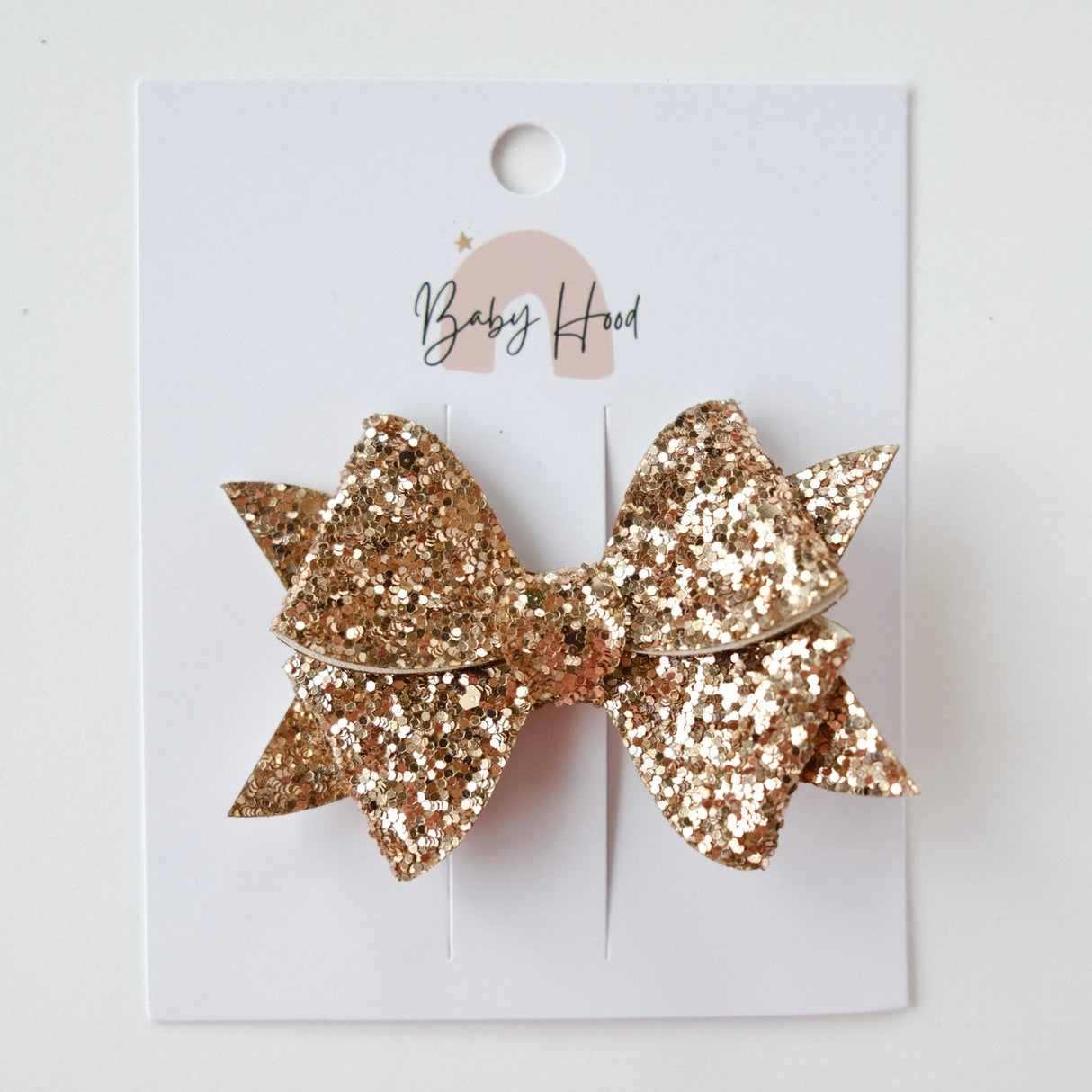 Iris Sparkle Charm Bow Hair Clip - Princess and the Pea