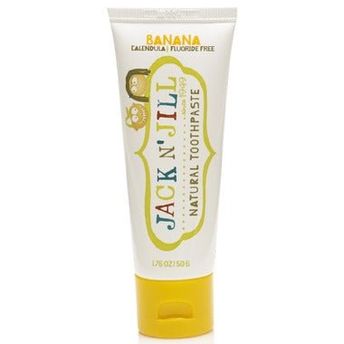Jack N' Jill Natural Toothpaste 50G Single Tube - Banana - Princess and the Pea