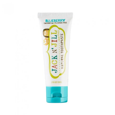 Jack N' Jill Natural Toothpaste 50G Single Tube - Blueberry - Princess and the Pea