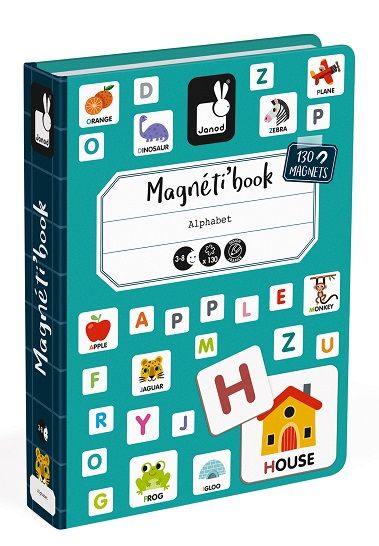 Janod Magnetibook - English Alphabet - Princess and the Pea