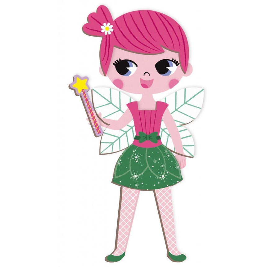 Janod Magnetibook - Girl's Costumes - Princess and the Pea