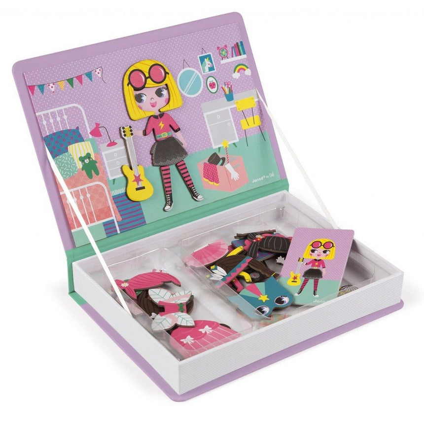 Janod Magnetibook - Girl's Costumes - Princess and the Pea