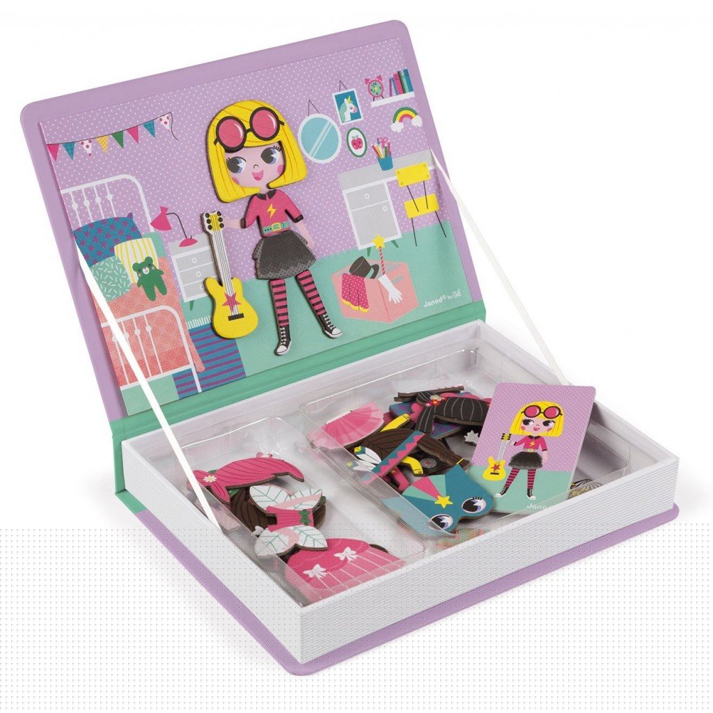 Janod Magnetibook - Girl's Costumes - Princess and the Pea