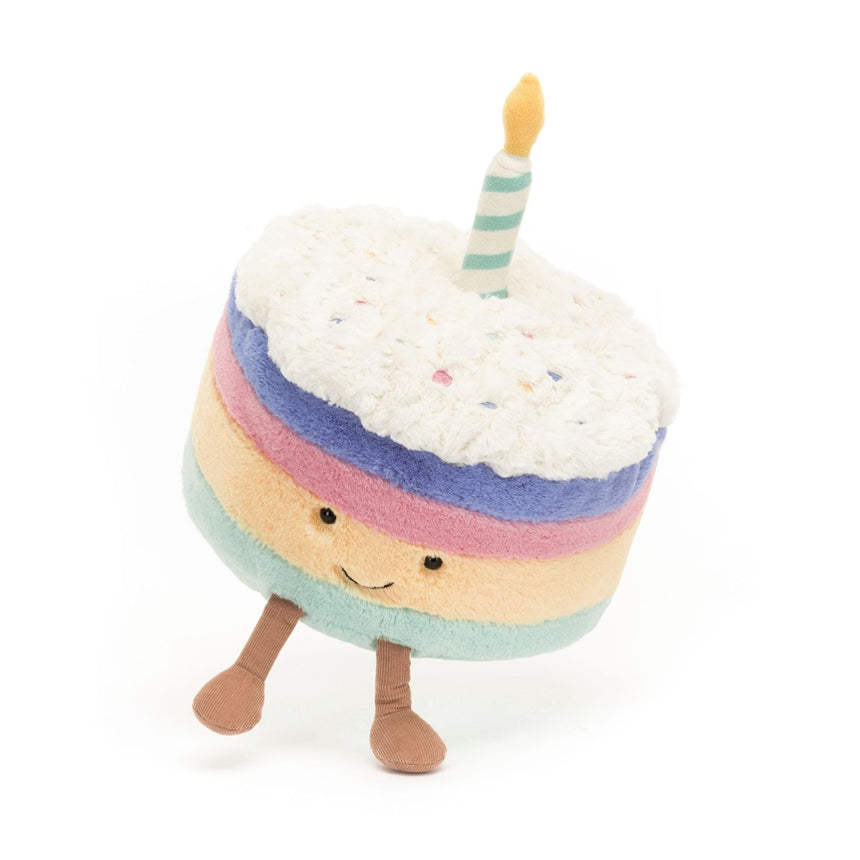 Jellycat Amuseable Rainbow Birthday Cake - Princess and the Pea
