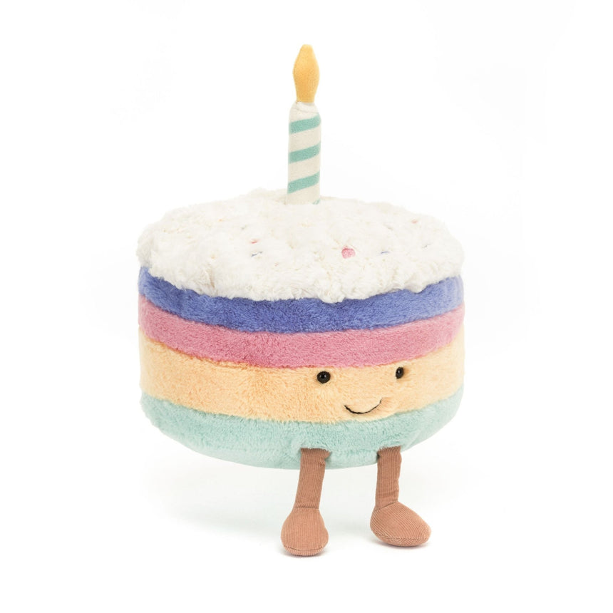 Jellycat Amuseable Rainbow Birthday Cake - Princess and the Pea